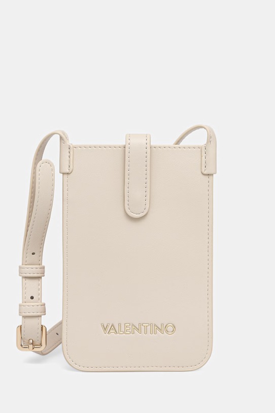 Valentino Bags pokrowiec na telefon damski z imitacji skóry CLIO RE beżowy VPS9OG82
