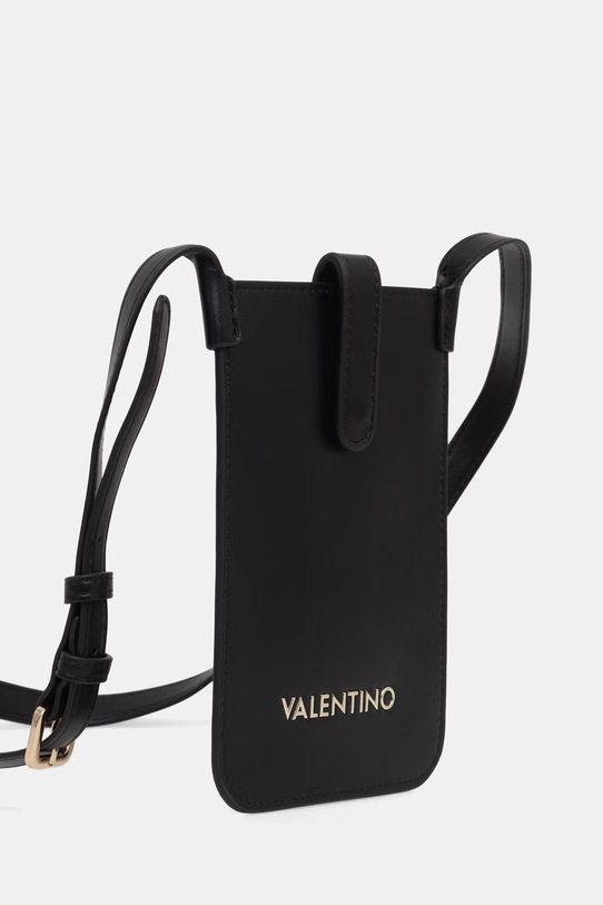 Valentino Bags pokrowiec na telefon damski z imitacji skóry CLIO RE VPS9OG82 czarny SS26