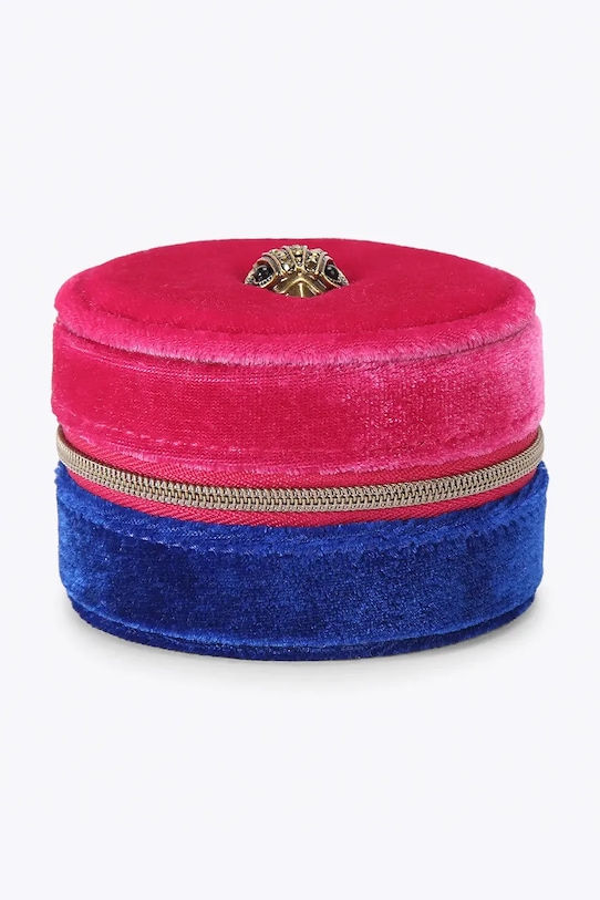 Kurt Geiger London szkatułka na biżuterię drobny wzór różowy 5393669789