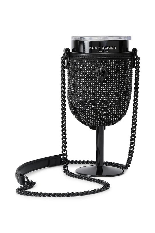 Kurt Geiger London kieliszek termiczny na wino Kensington czarny 5394100609