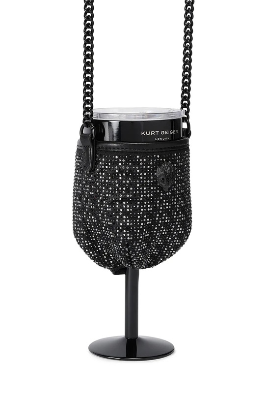 Kurt Geiger London kieliszek termiczny na wino Kensington 5394100609 czarny SS26