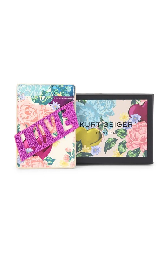 Kurt Geiger London etui na karty skórzane Kensington multicolor 5392944119