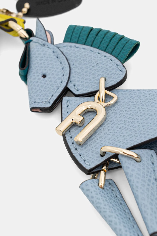 Furla brelok skórzany WK00555.ACO000.4500S niebieski SS26