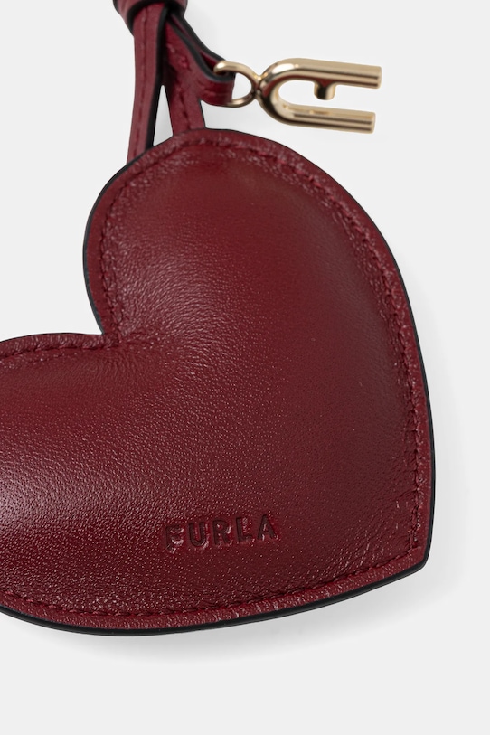 Furla brelok skórzany WK00553.BX2269.0053S bordowy SS26