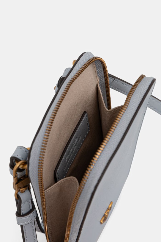 Pinko pokrowiec na telefon skórzany 106027.A0F1 niebieski