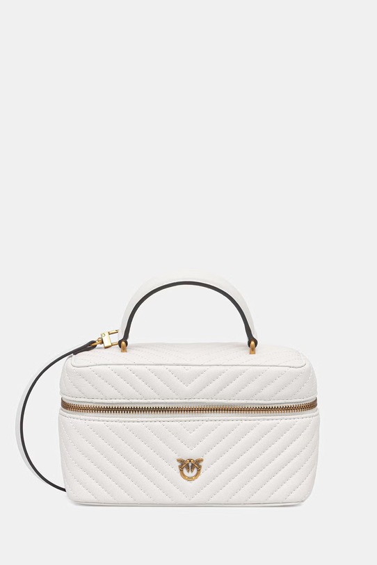 Pinko torebka skórzana skóra licowa biały 106382.A0GK