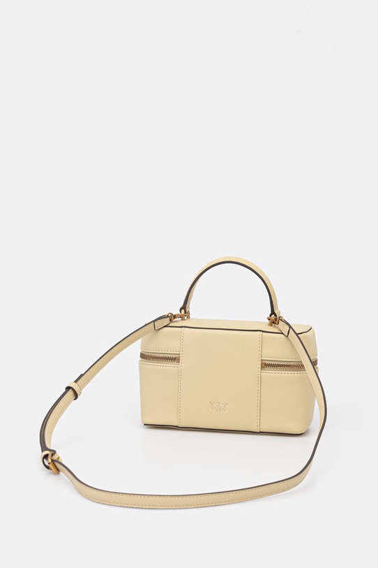 Pinko torebka kuferek damska skórzana 106382.A0QO żółty SS26