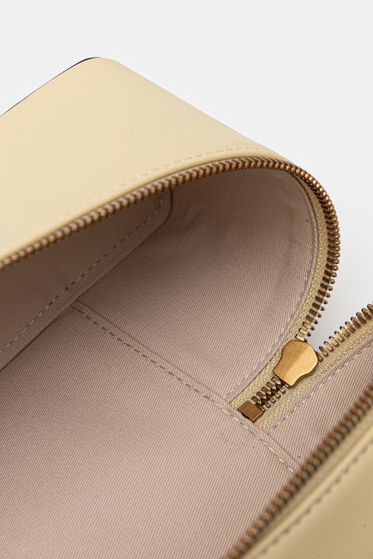 Pinko torebka kuferek damska skórzana żółty 106382.A0QO