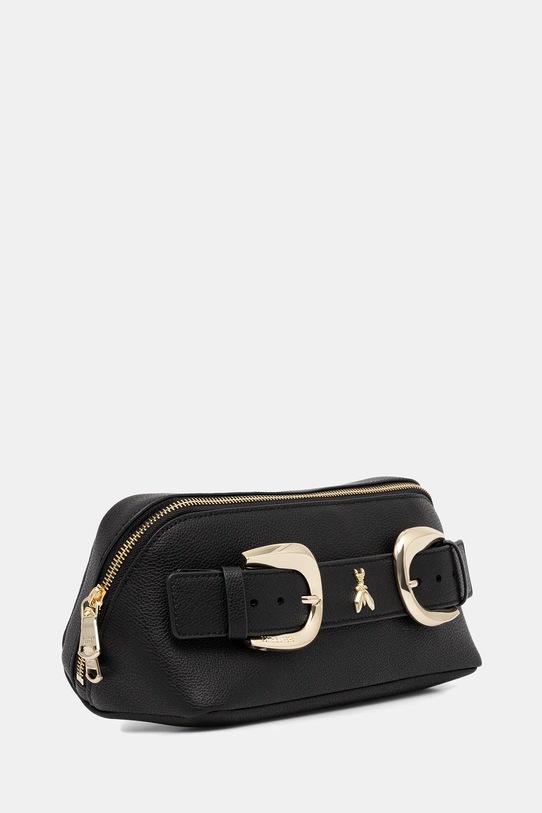 Patrizia Pepe kosmetyczka skórzana 8Q0027.L001 czarny SS26