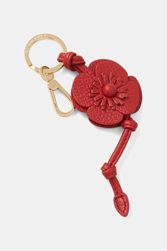 Coccinelle brelok skórzany czerwony E2.Q3M.41.10.01