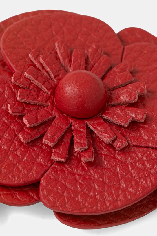 Coccinelle brelok skórzany E2.Q3M.41.10.01 czerwony SS26