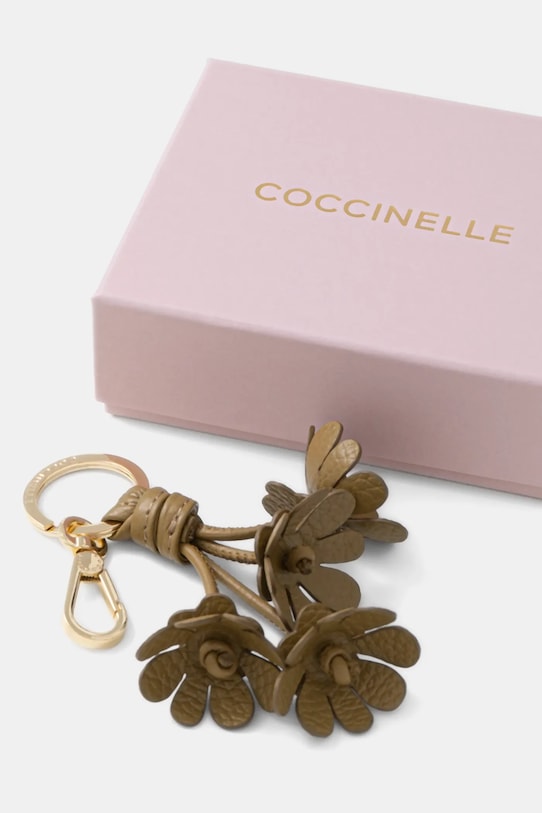 Akcesoria Coccinelle brelok skórzany E2.Q3M.41.13.01 zielony