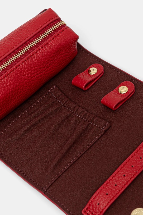 Coccinelle etui na biżuterię skórzane czerwony E2.QIO.15.02.01