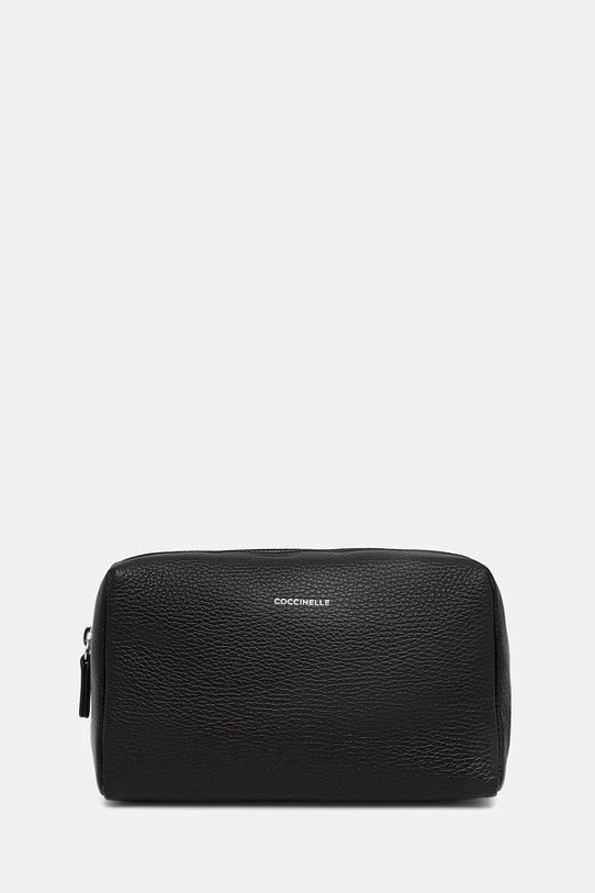 Coccinelle kosmetyczka skórzana SOFT czarny E5.MUK.95.G0.02