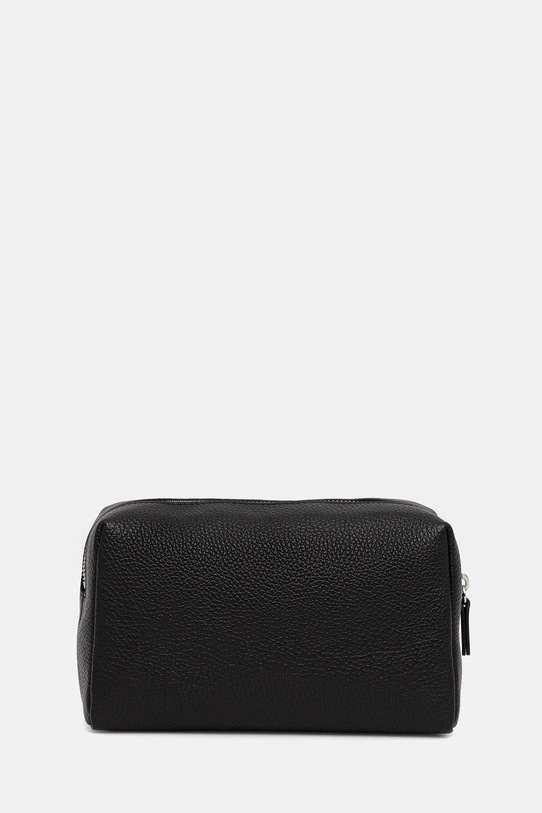 Akcesoria Coccinelle kosmetyczka skórzana SOFT E5.MUK.95.G0.02 czarny