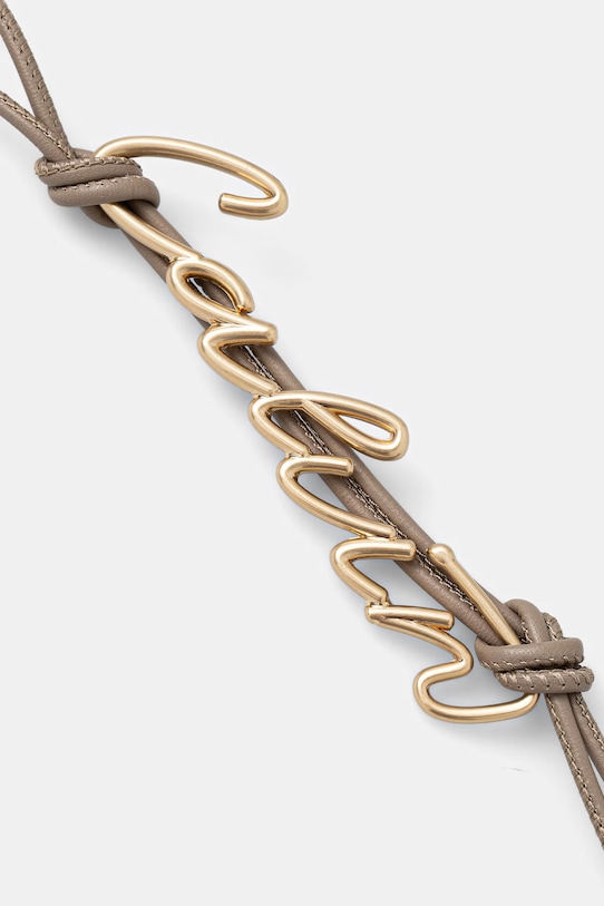 Calvin Klein μπρελόκ γυναικείο δερμάτινο LV04F1193G μπεζ SS26