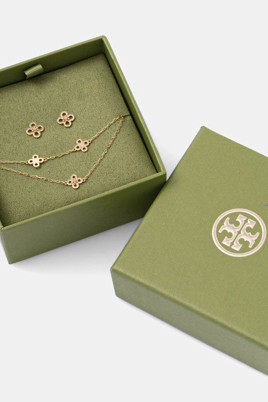 Браслет и серьги Tory Burch Kira 183301 золотой