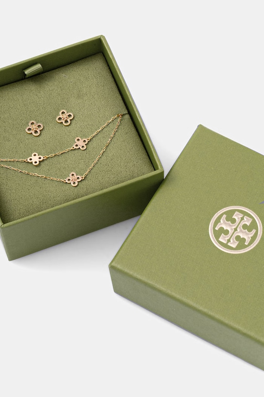 Браслет и серьги Tory Burch Kira 183301 золотой