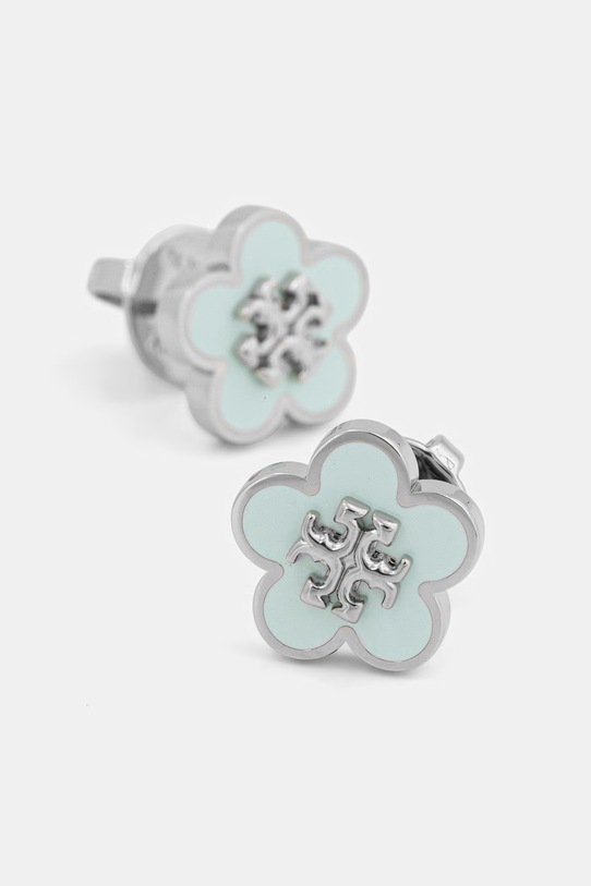 Tory Burch kolczyki Forger Me Not 147151 zielony SS26