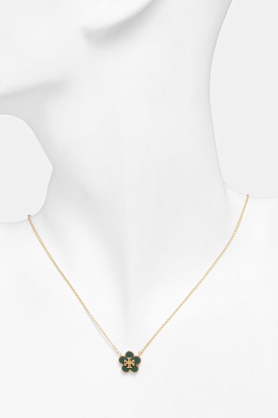 Akcesoria Tory Burch naszyjnik Forger Me Not 147287 złoty