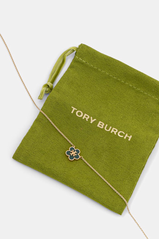 Tory Burch naszyjnik Forger Me Not złoty 147287