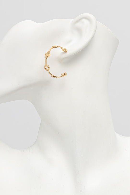 Akcesoria Tory Burch kolczyki damskie ze stali nierdzewnej Forget Me Not 180850 złoty