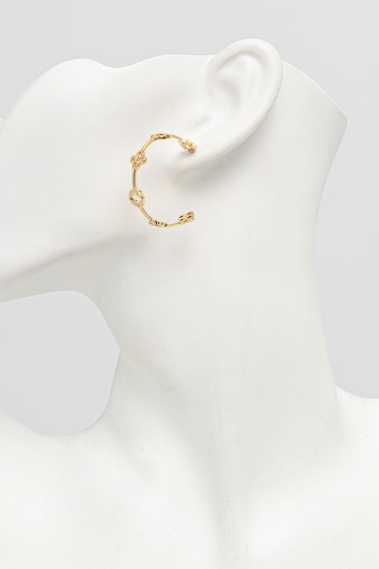 Akcesoria Tory Burch kolczyki damskie ze stali nierdzewnej Forget Me Not 180850 złoty