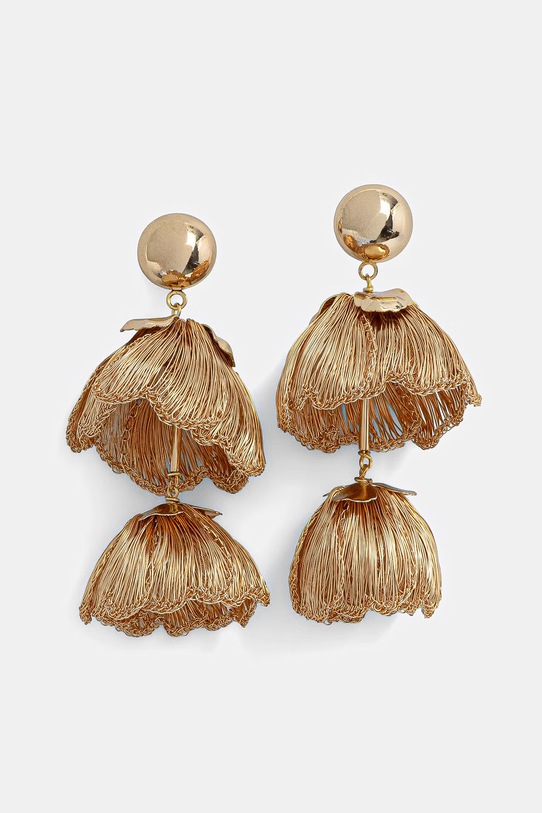 Marella сережки жіночі металеві MLALADINO золотий 2613751067200