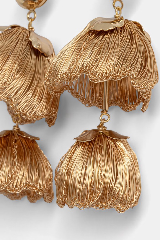 Marella сережки жіночі металеві MLALADINO 2613751067200 золотий SS26