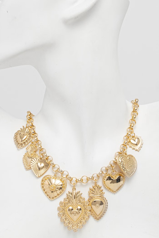 Akcesoria Aldo naszyjnik HEARTELLE HEARTELLE.710 złoty