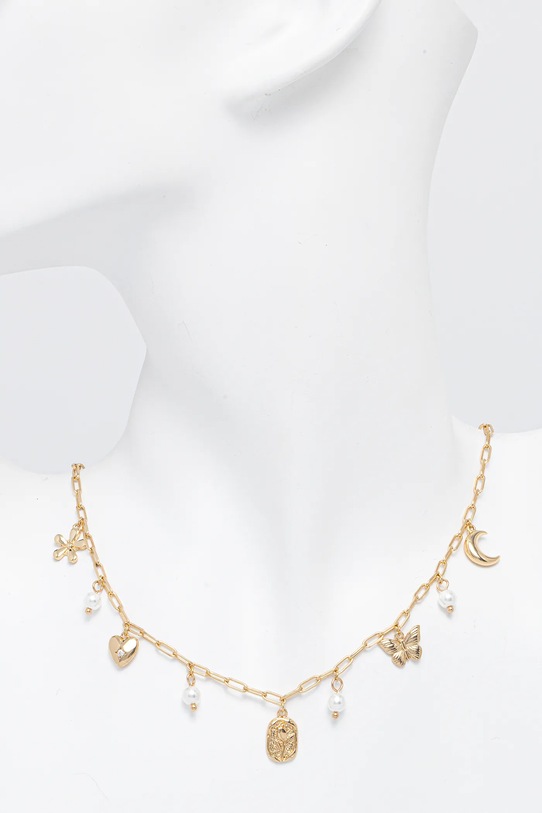 Doplnky Náhrdelník Aldo FLUTTTERR FLUTTTERR.102 zlatá