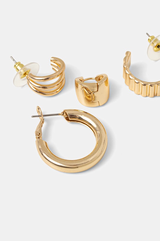 Doplnky Náušnice Aldo WEEKLYBASIS 7-pak WEEKLYBASIS.710 zlatá