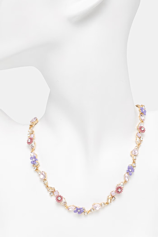 Akcesoria Aldo naszyjnik damski metalowy JULIETTEE JULIETTEE.963 fioletowy