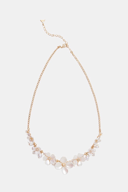 Aldo κολιέ γυναικείο μεταλλικό με ζιργκόν ROSALLY χρυσαφί ROSALLY.102