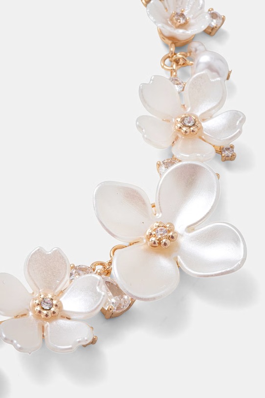 Aldo κολιέ γυναικείο μεταλλικό με ζιργκόν ROSALLY ROSALLY.102 χρυσαφί SS26