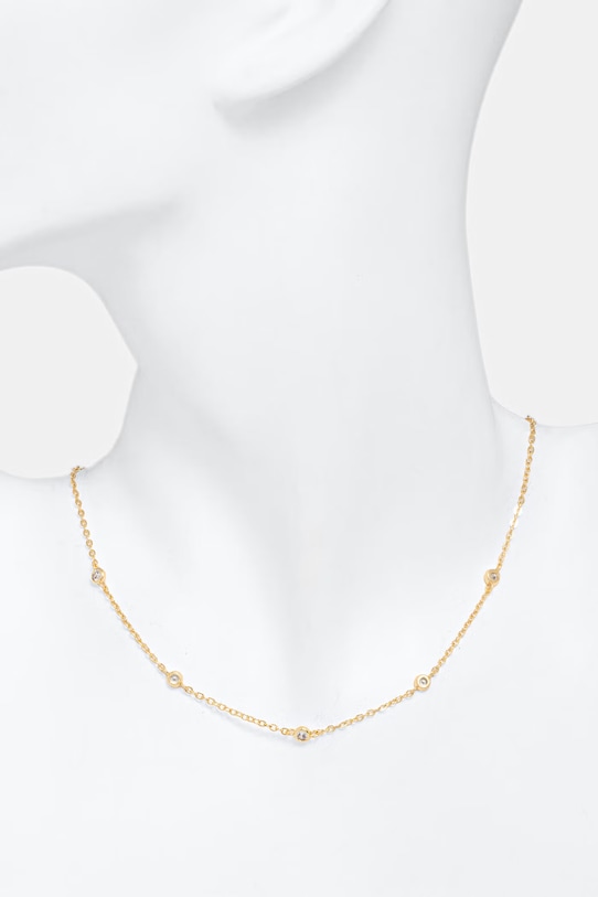 Aldo ogrlica za žene metalna MAXINNE zlatna MAXINNE.972