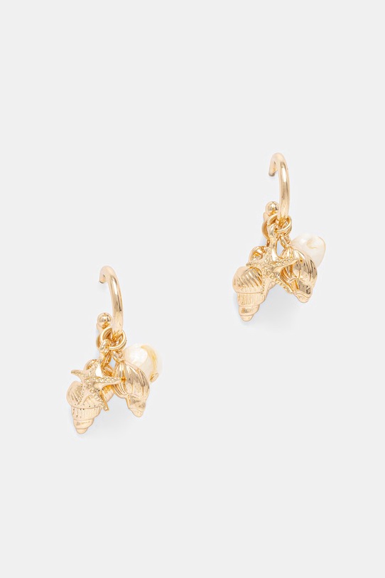 Aldo комплект жіночих металевих сережок SHELLBELLE 6 шт. SHELLBELLE.102