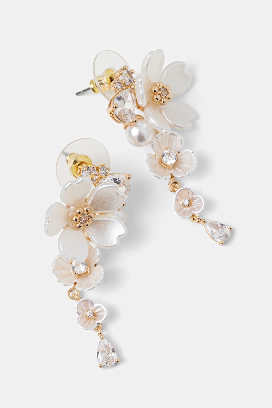 Aldo náušnice dámske kovové so zirkónom SERIENA SERIENA.101 béžová SS26