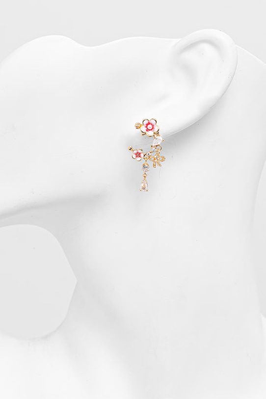 Dodaci Aldo naušnice za žene metalne s cirkonom CLAUDIAE CLAUDIAE.680 zlatna