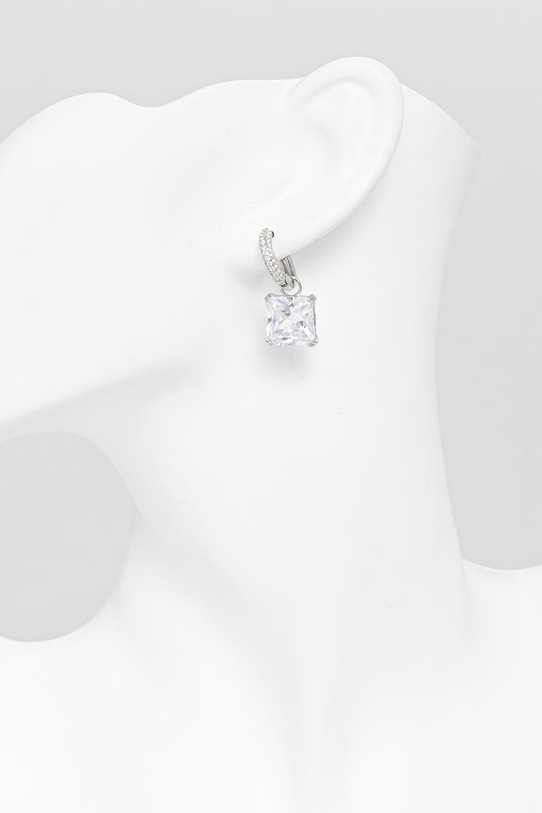 Doplnky Aldo náušnice dámske kovové so zirkónom PRETTEY PRETTEY.973 strieborná