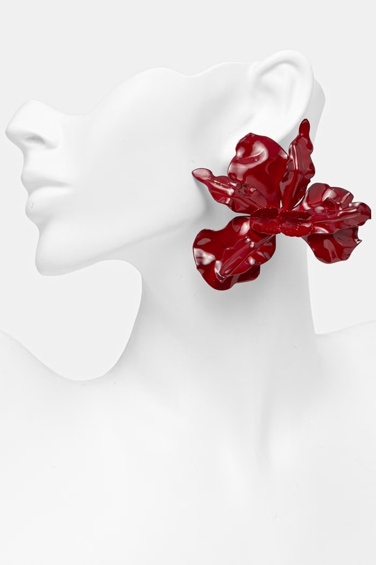 Akcesoria Aldo kolczyki damskie metalowe PARADISIA PARADISIA.600 bordowy