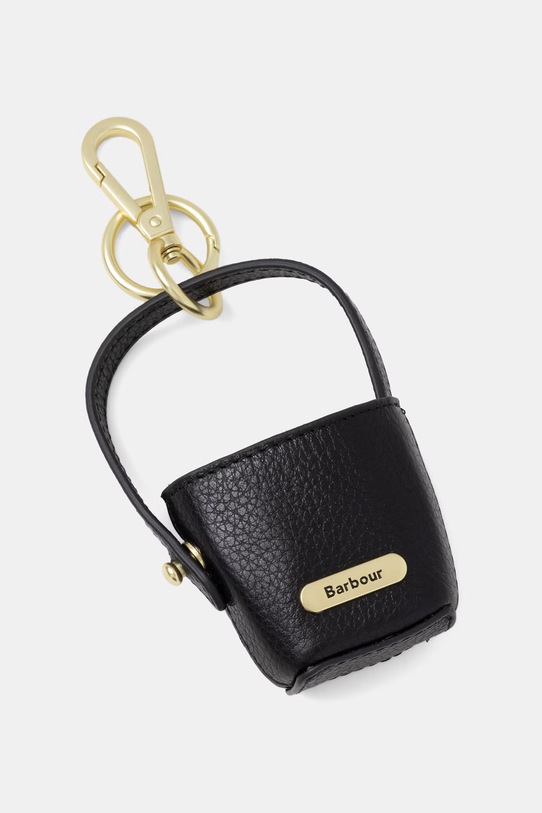 Barbour brelok damski skórzany czarny LAC0361