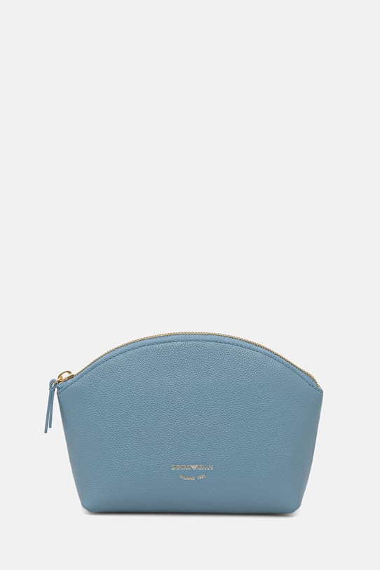 Emporio Armani kosmetyczka skórzana turkusowy EW000546.AF19568