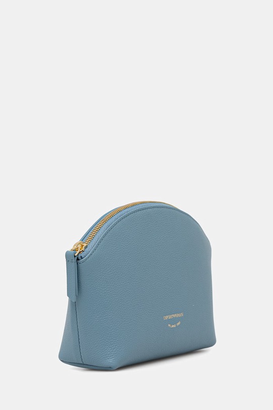 Emporio Armani kosmetyczka skórzana EW000546.AF19568 turkusowy SS26