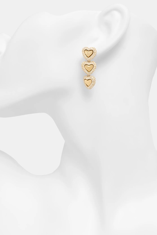 Doplnky Náušnice Guess BELOVED JUBE06.011JW zlatá