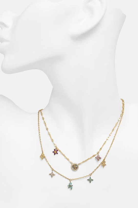 Akcesoria Guess naszyjnik SECRET GARDEN JUBN06.028JW złoty