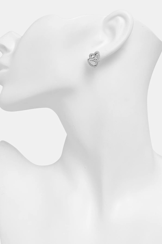 Narukvica i naušnice Guess BELOVED srebrna JUBS06.000JW