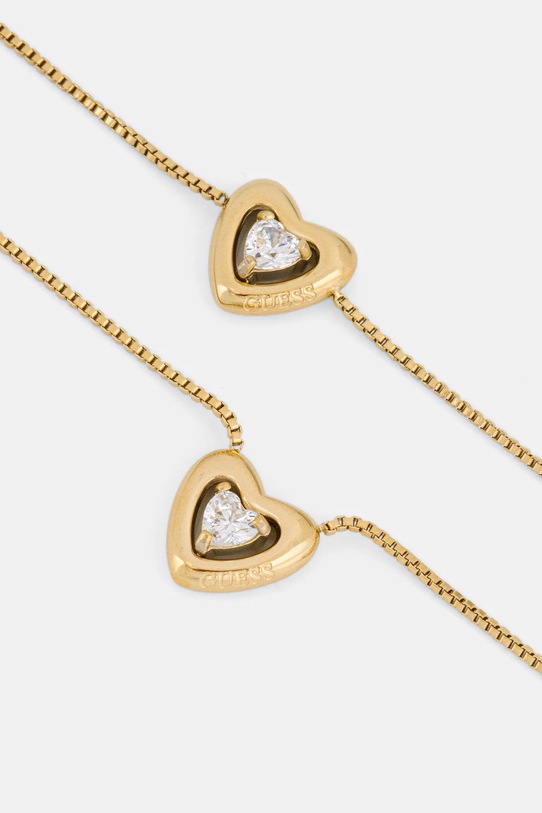 Náhrdelník, náramok a náušnice Guess BELOVED JUBS06.005JW zlatá