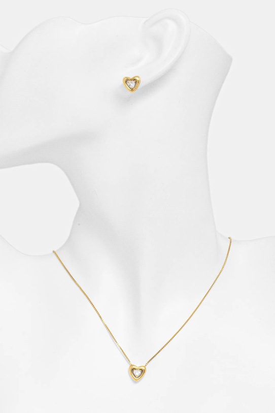 Náhrdelník, náramok a náušnice Guess BELOVED JUBS06.005JW