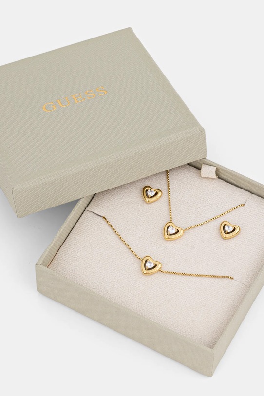 Náhrdelník, náramok a náušnice Guess BELOVED JUBS06.005JW